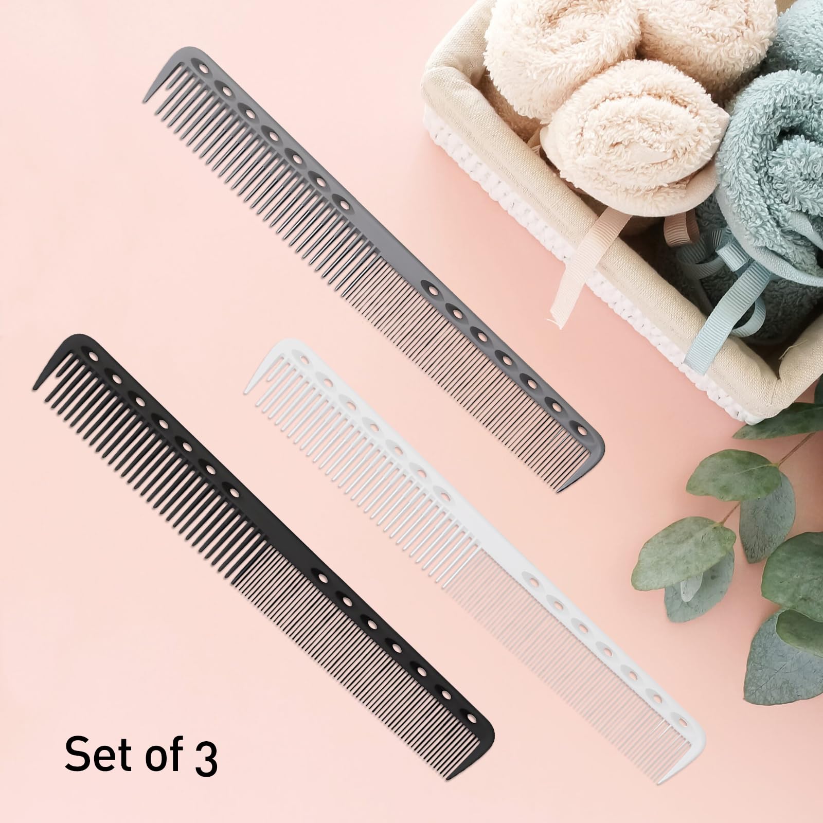 Kootinn carbon fiber combs lightweight and durable for daily styling