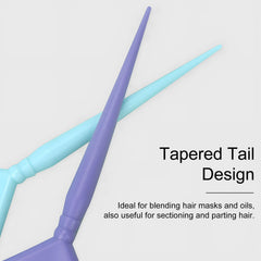Kootinn Classic Dye Brush Set for root touch-up in tight spaces with tapered tails.