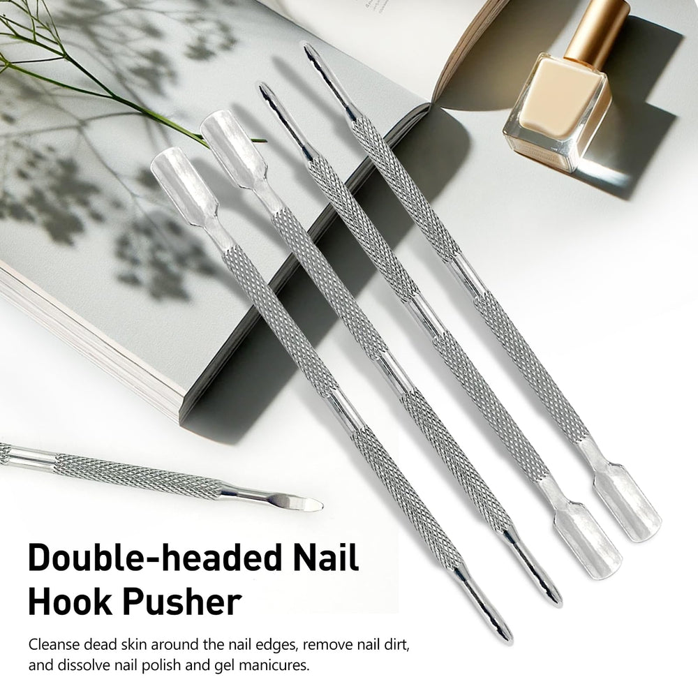 Kootinn cuticle pusher safety and gentle use for delicate nail beds.