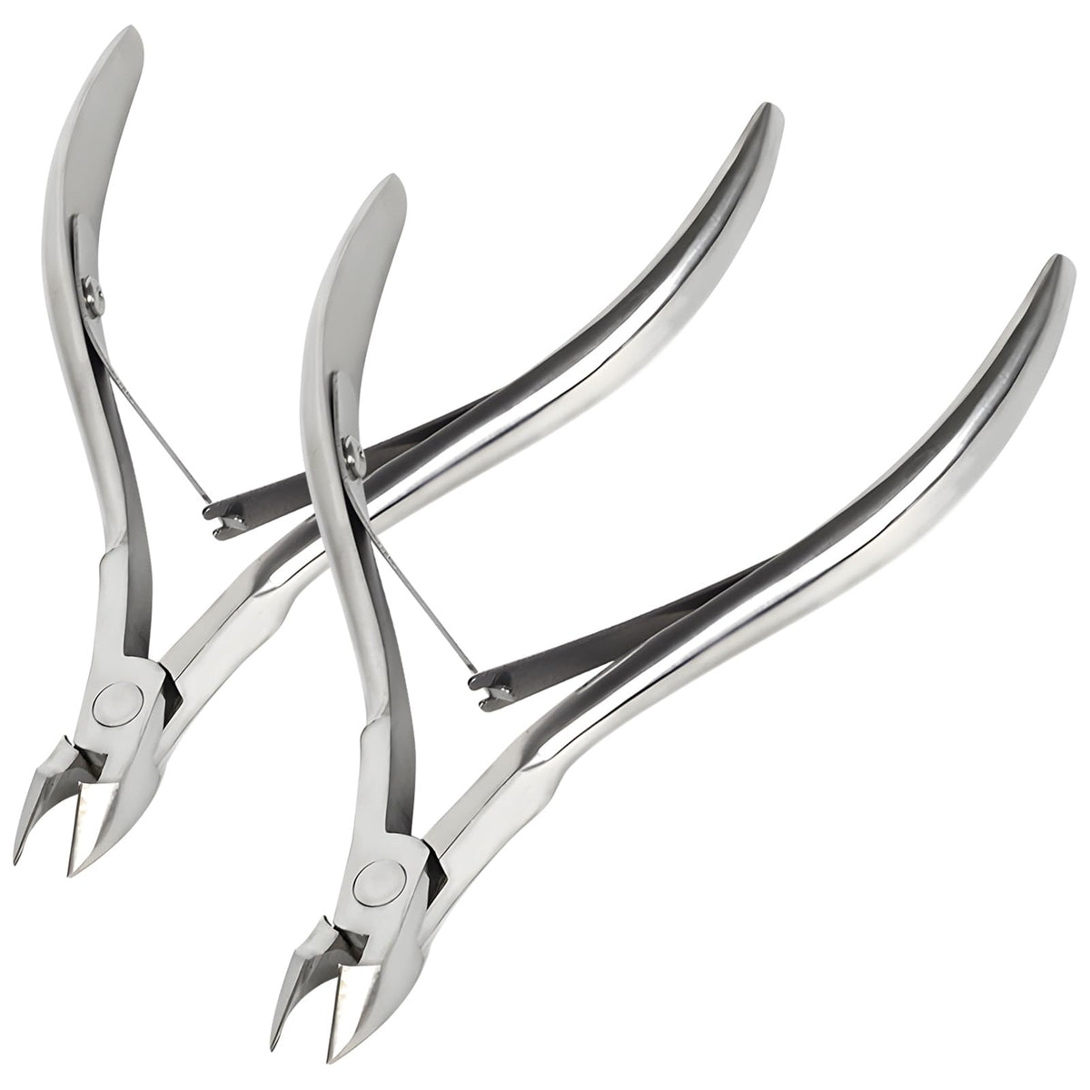 Kootinn cuticle trimmer double-spring closeup for precise trimming.