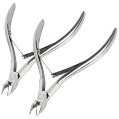 Kootinn cuticle trimmer double-spring closeup for precise trimming.