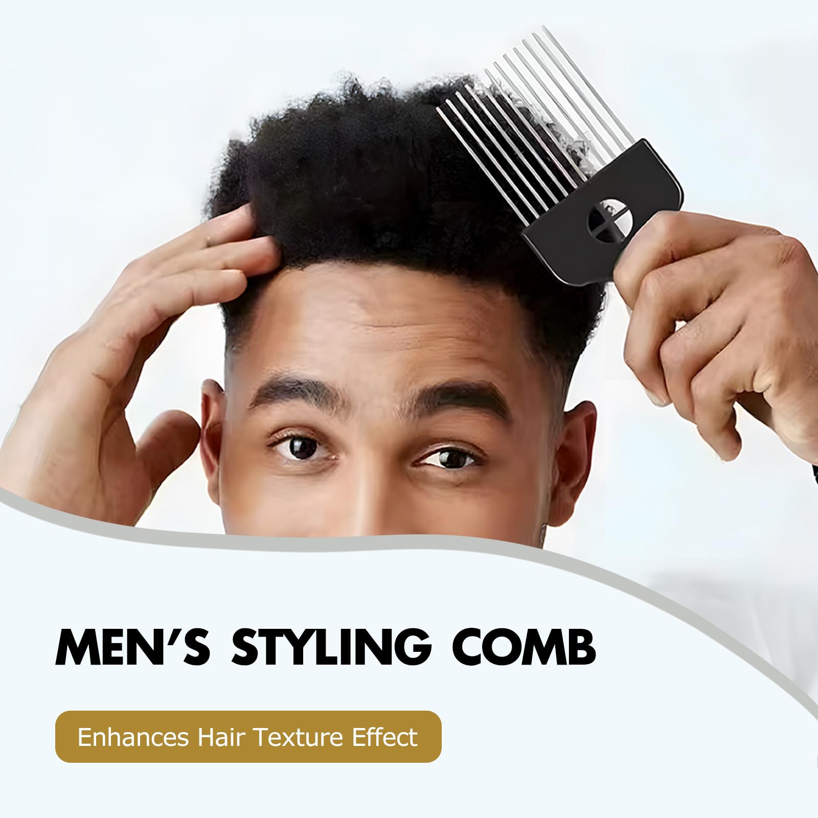 Kootinn fist-design hair picks with ergonomic handles for precise styling control