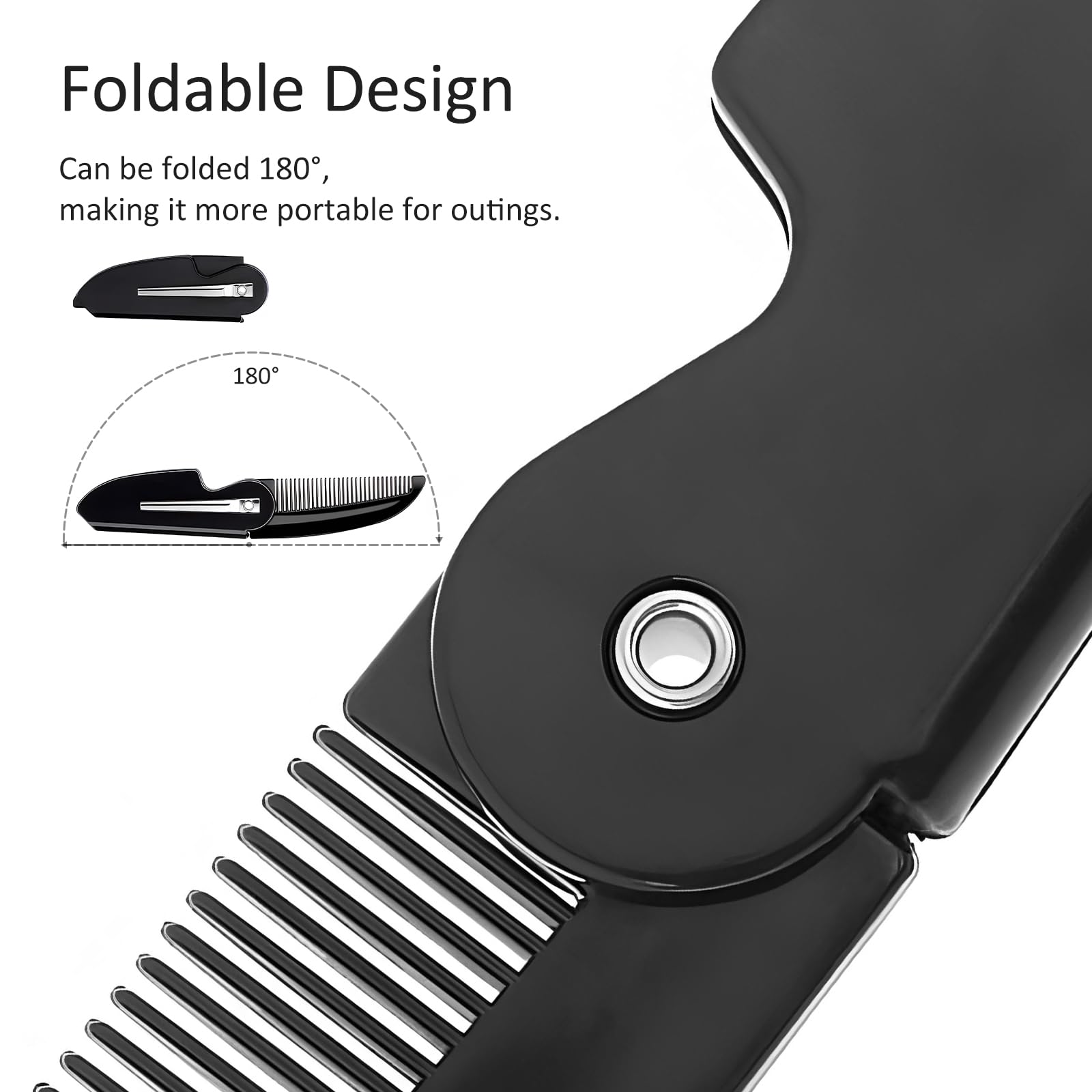 Handmade sawcut detail on Kootinn grooming comb highlights craftsmanship