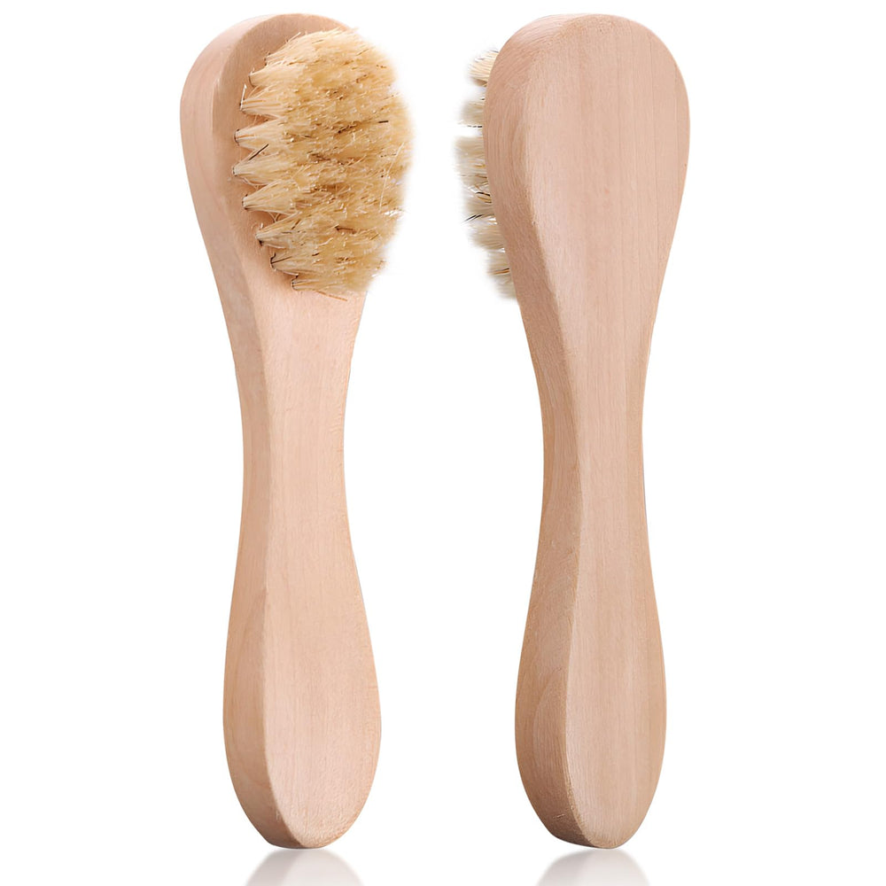 Cepillo seco mini Kootinn para la cara, exfolia suave y renueva la piel.