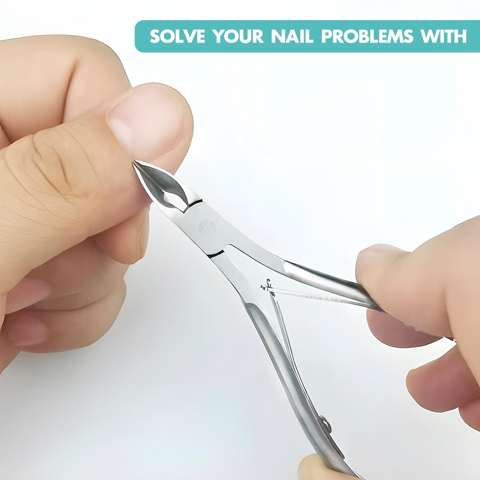 Kootinn pedicure tools with silver finish for easy daily grooming.
