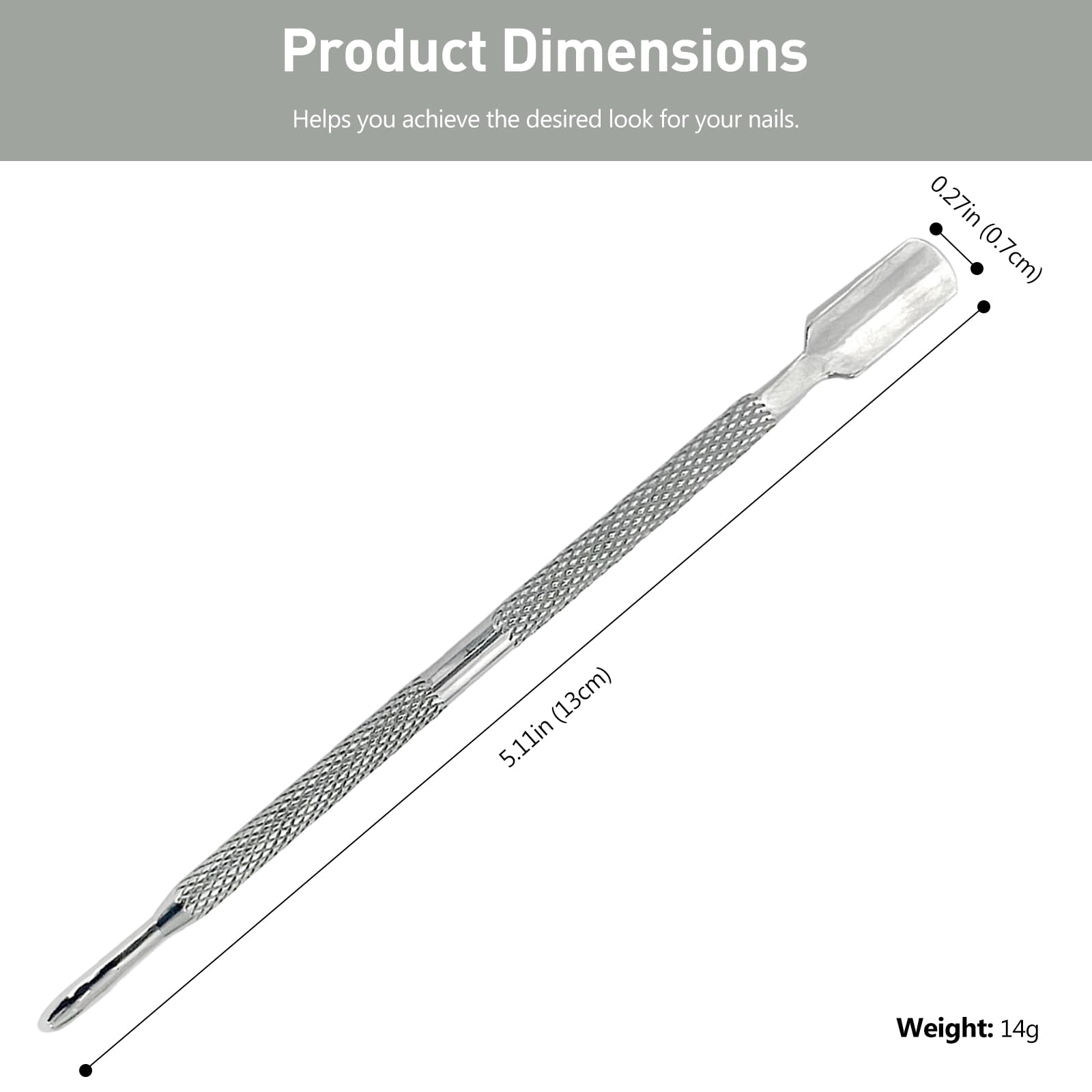 Kootinn salon-quality at home cuticle care with professional stainless steel tools.