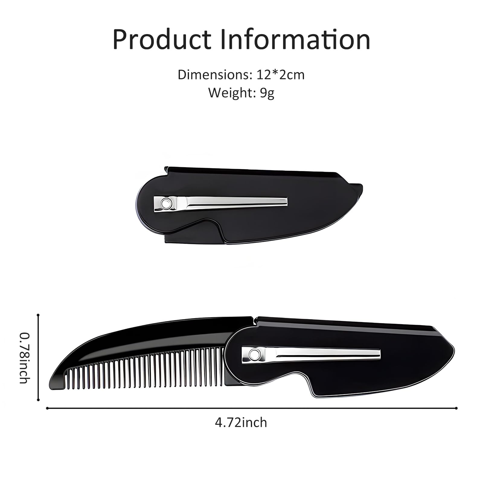 Kootinn short beard grooming with the folding comb for precise detail