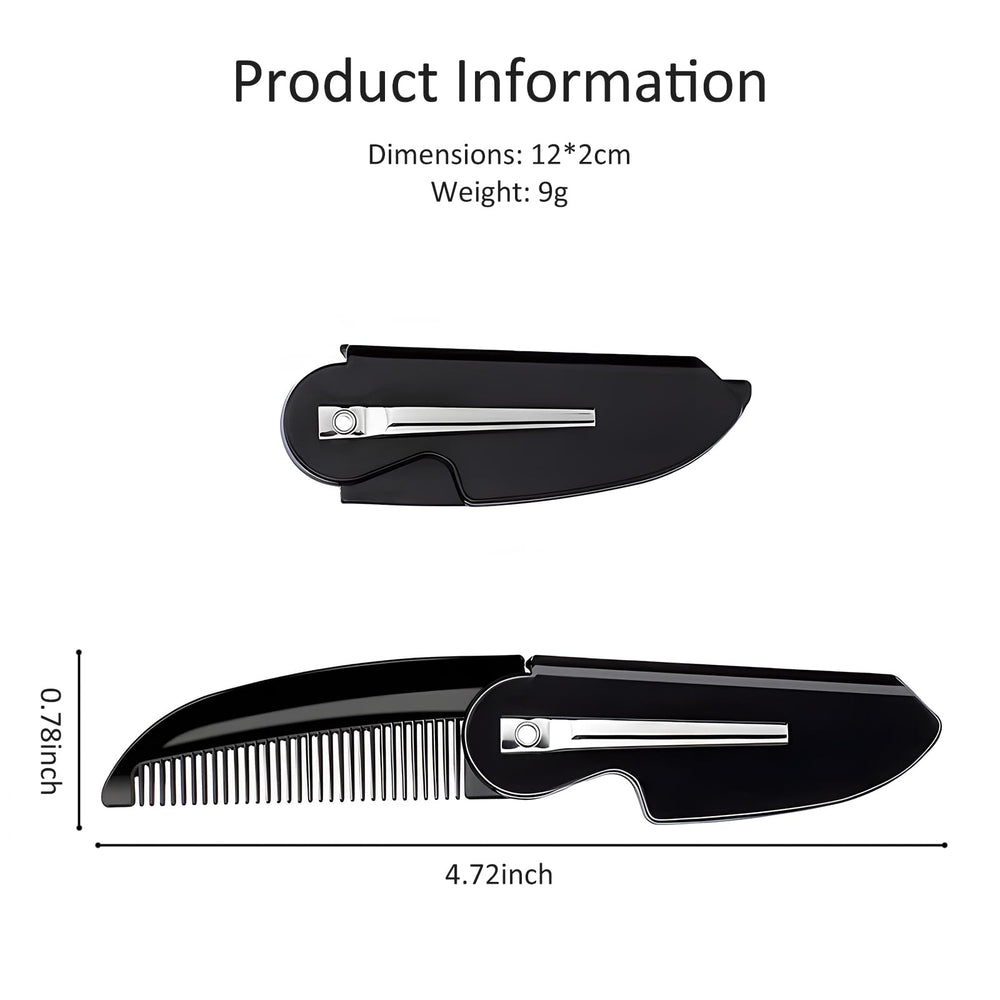 Kootinn short beard grooming with the folding comb for precise detail