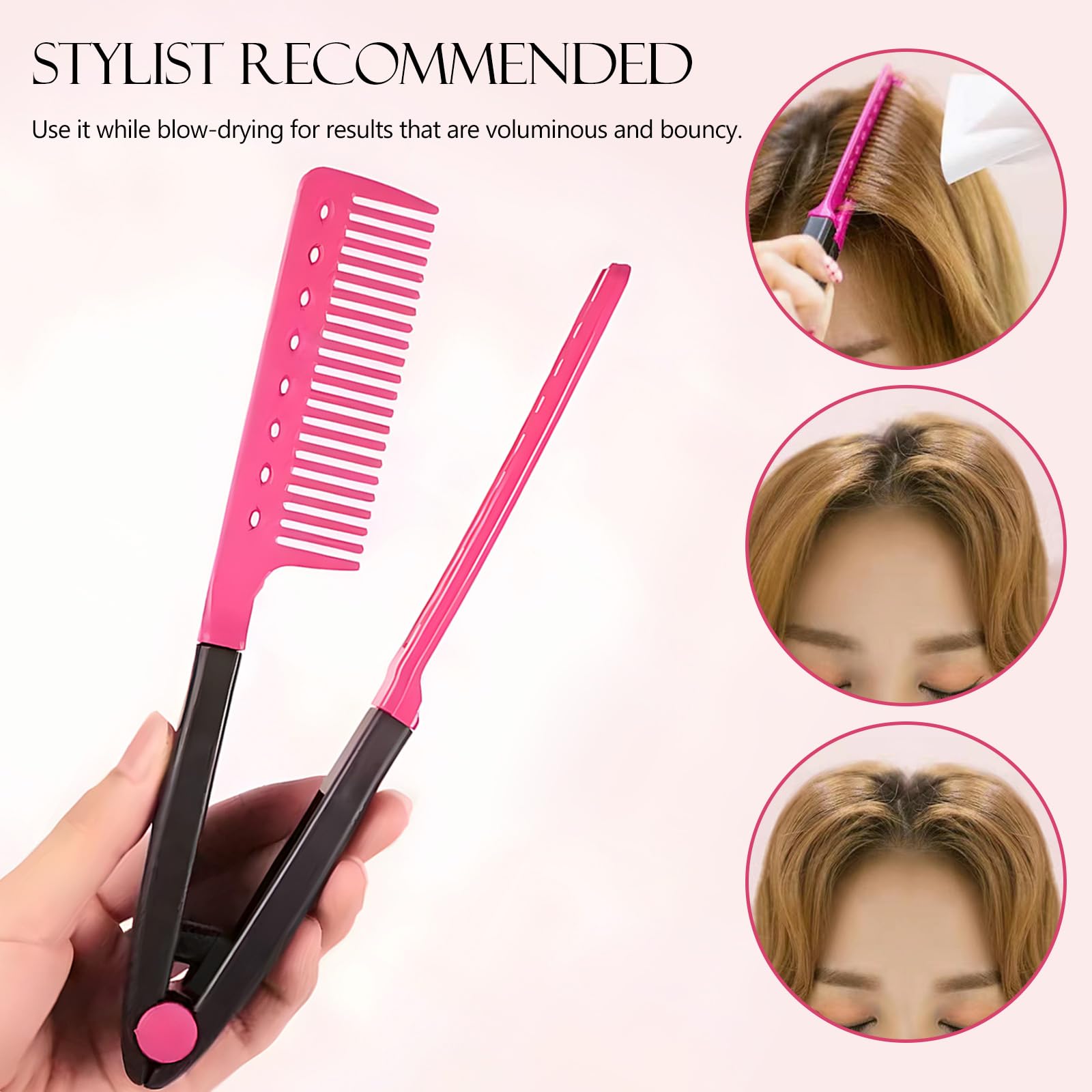 Kootinn spring-loaded grip enables precise, hands-free hair holds.