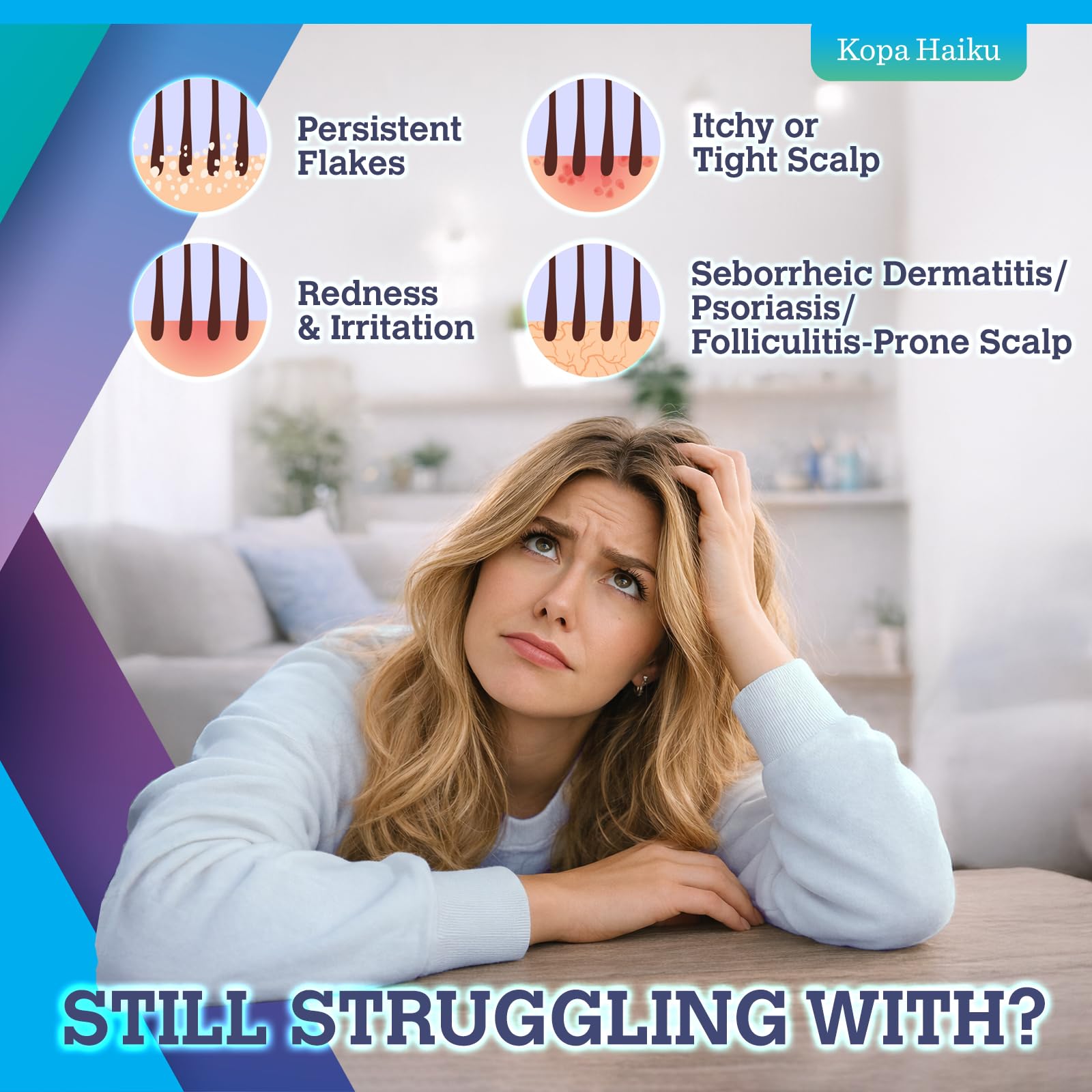 KOPA HAIKU foamy lather ready for a refreshing cleanse.