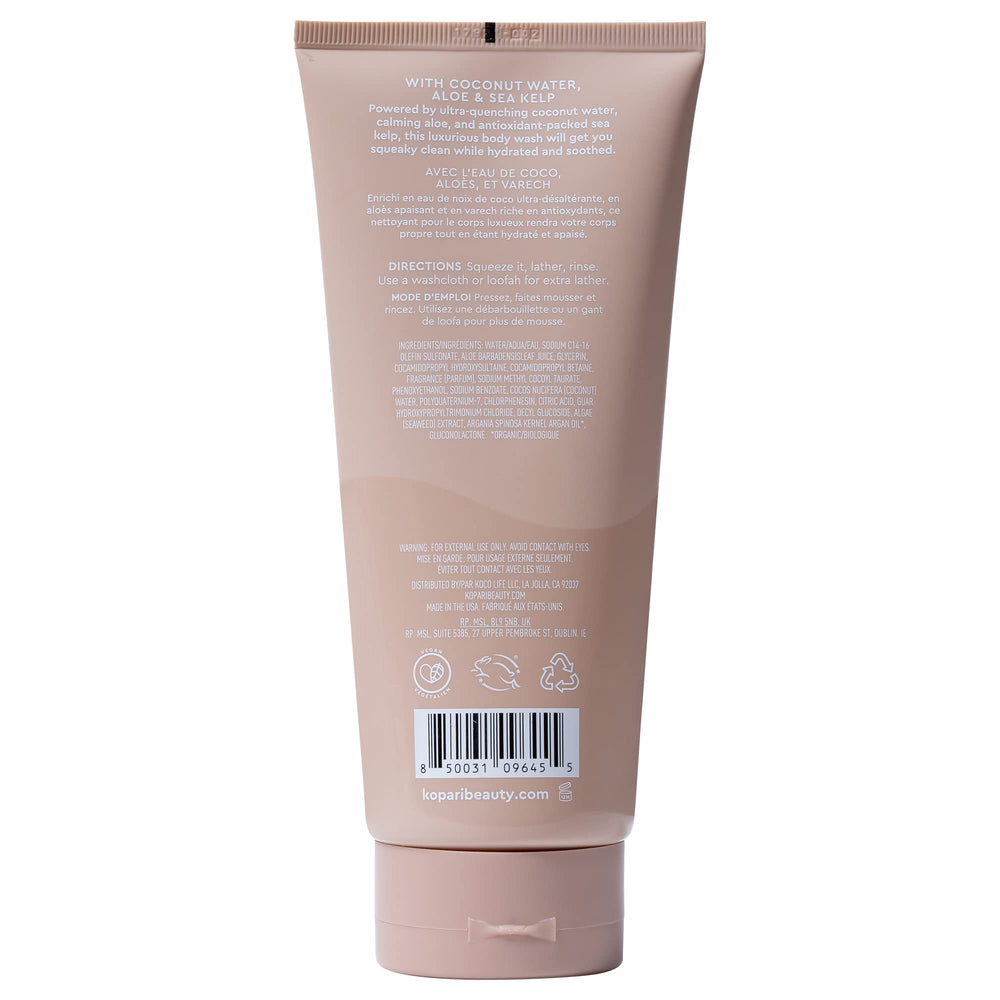 Kopari Tahitian Vanilla: espuma rica limpia sin resecar la piel