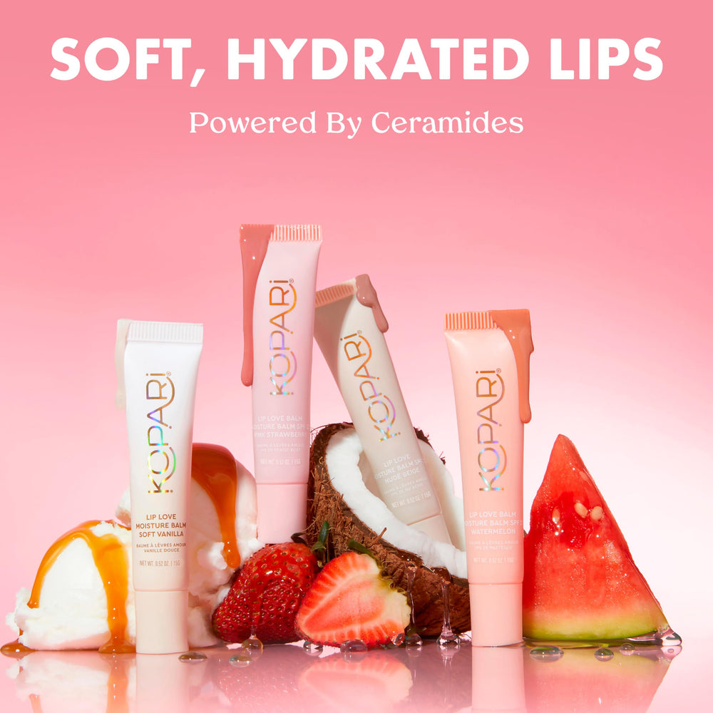 Bálsamo Lip Love con ceramidas fortalece la barrera labial.