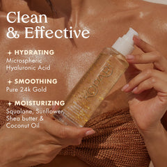 Kopari Golden Aura absorbed quickly, leaving a non-greasy finish.