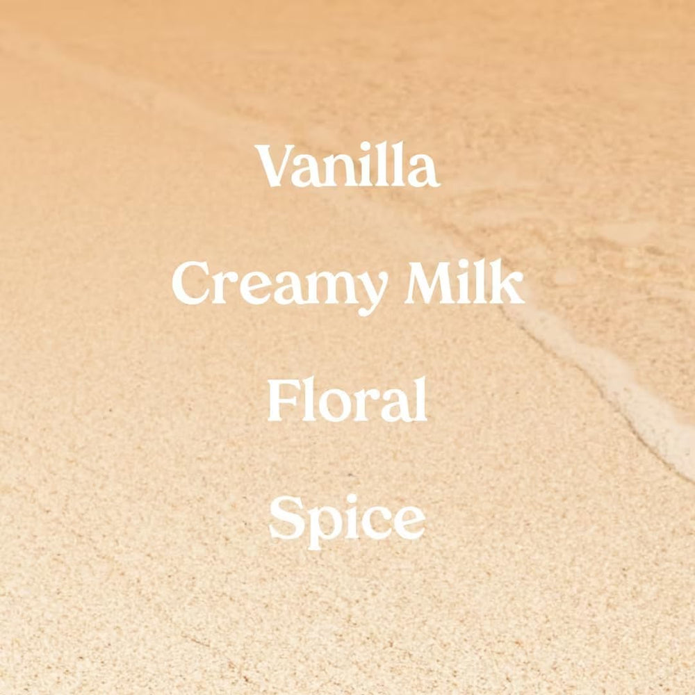 Spritz Kopari mist through hair for a creamy vanilla aroma.