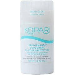 Kopari Rendimiento Plus, desodorante sport, envase compacto para entrenar sin aluminio.