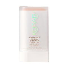 Kopari Pure Protect stick packaging for portable sun protection on the go.