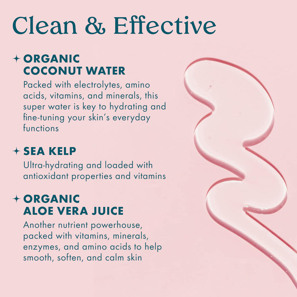 Kopari sweet coconut vanilla scent enhances your shower experience.