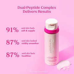 Kopari Ultra Restore application pump shows easy dispensing.