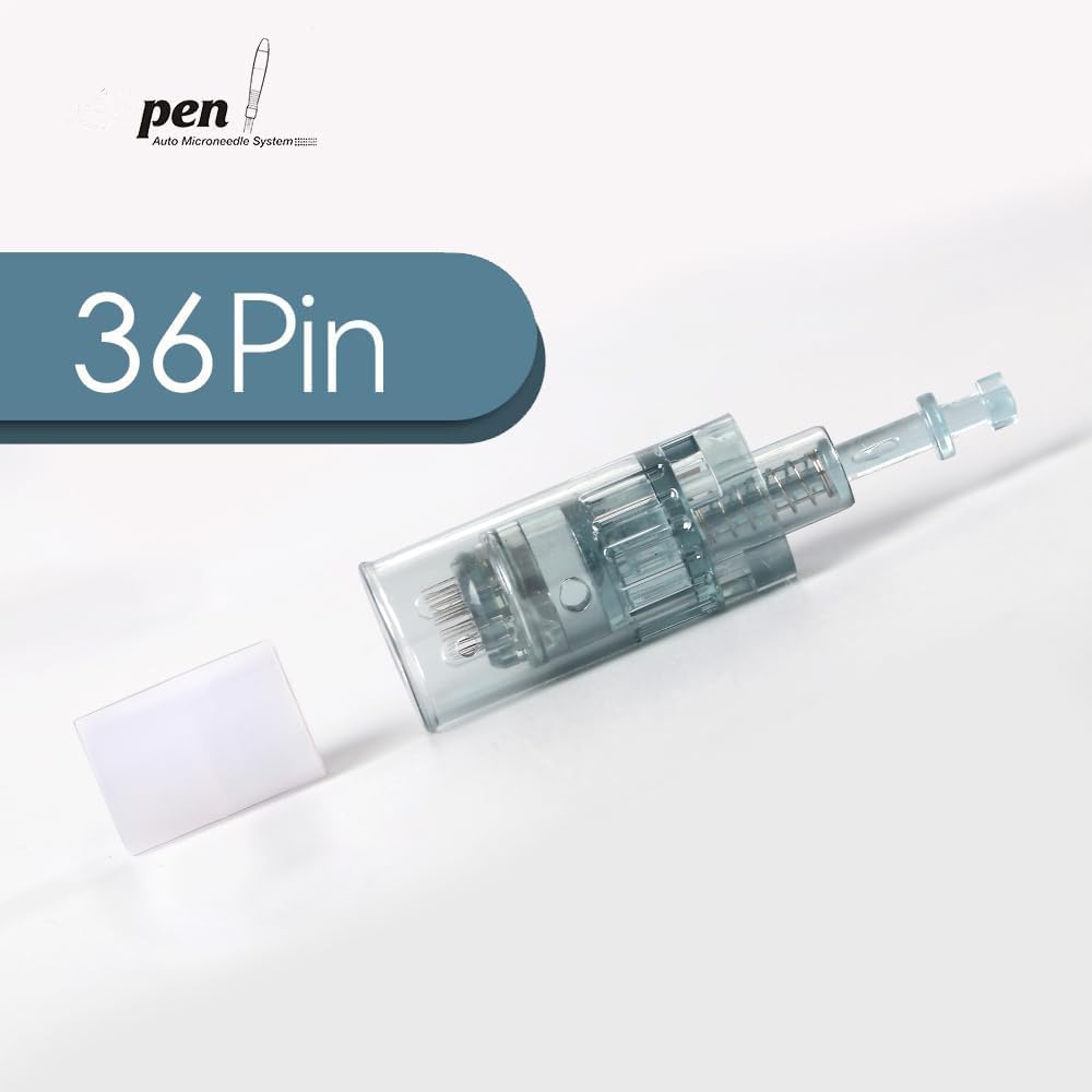 kopcesw derma roller 36-pin cartridge installation for M8/M7S pens.