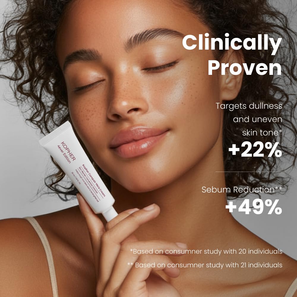 Kopher Curepair Mela Cream texture detail reveals smooth finish