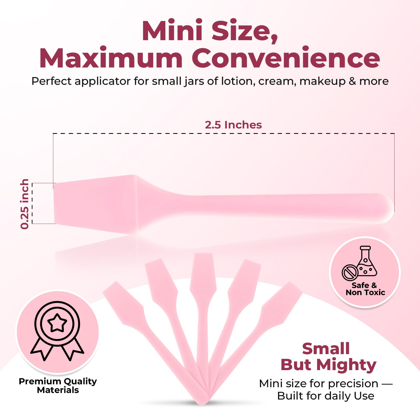 Kopperko disposable makeup spatula for easy DIY skincare mixing.