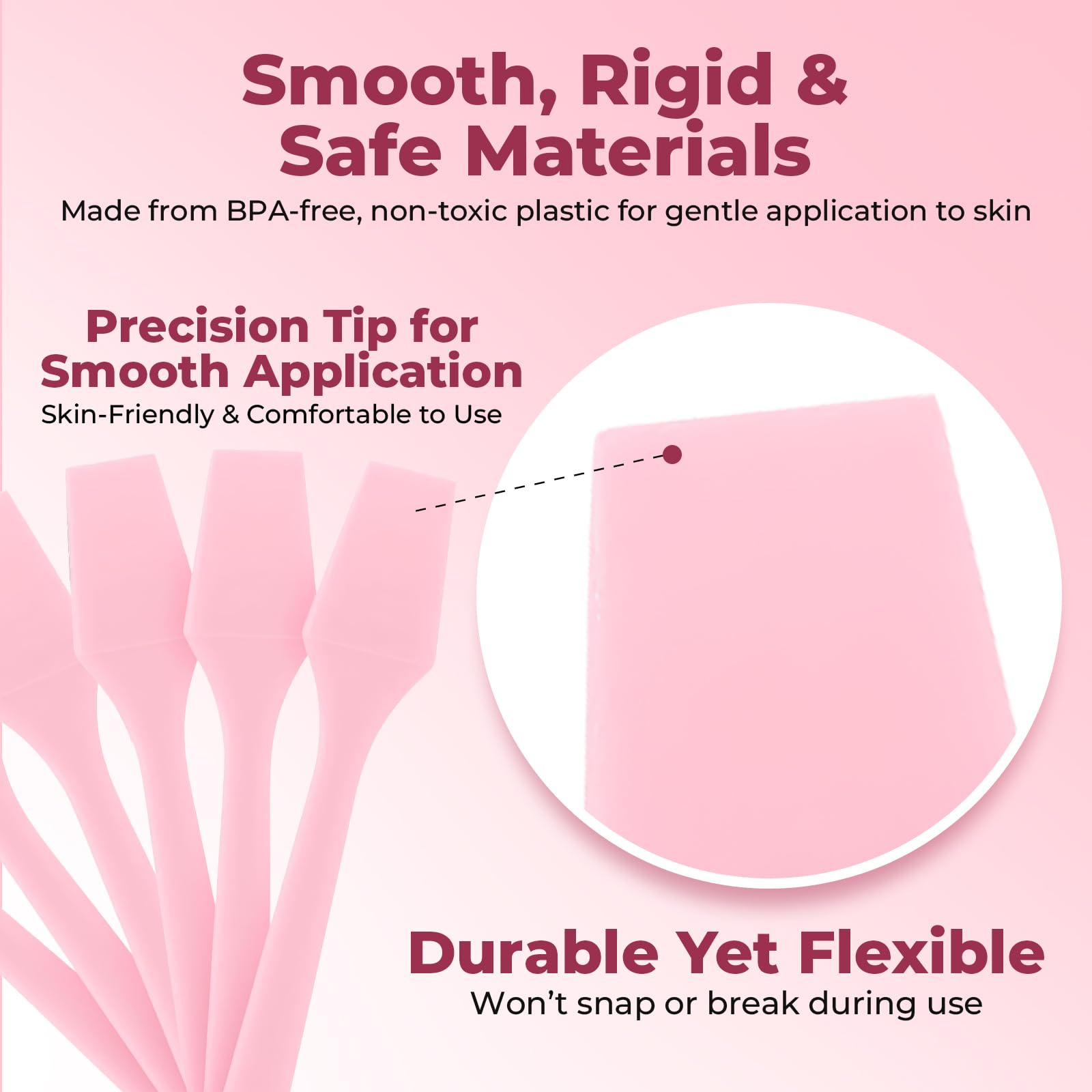 Kopperko face mask applicator spatula for hygienic distribution.