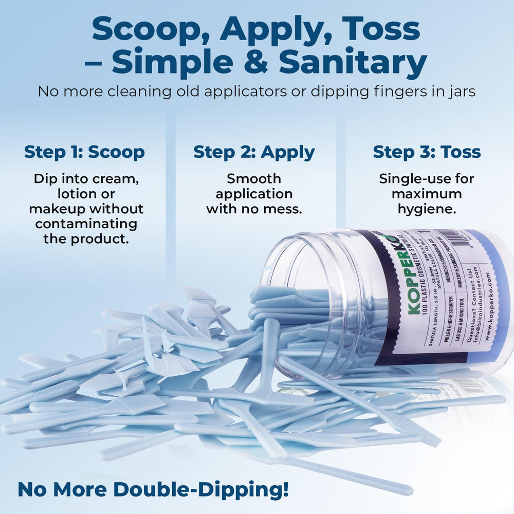 Kopperko Mini Spatula lip balm sample for tidy lip care
