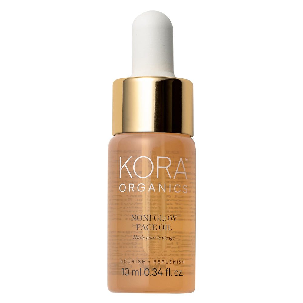 KORA Organics Noni Glow Face Oil bottle for radiant, hydrated skin.