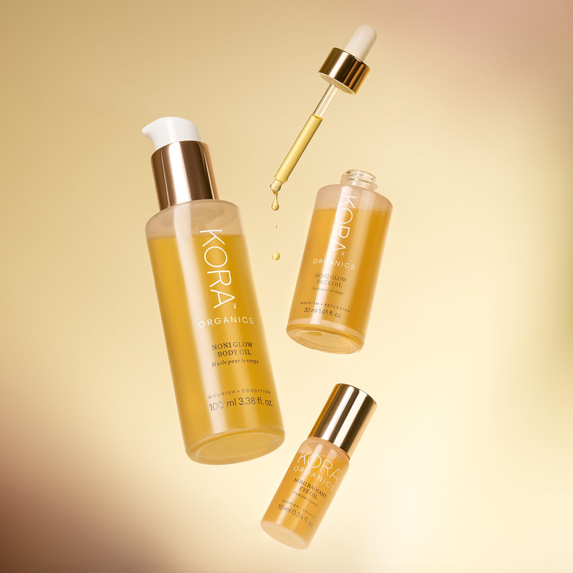 COSMOS Organic certified formula from KORA Organics Noni Glow supports clean, cruelty-free skincare.