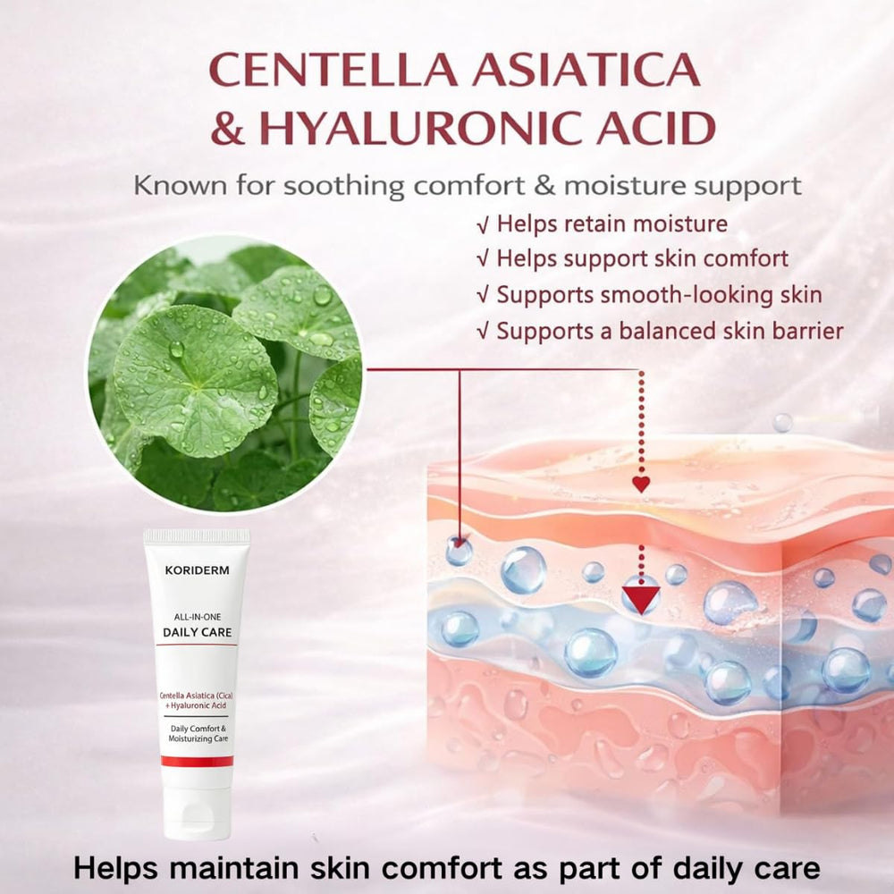 KoridermCream suitable for sensitive skin with soothing texture.