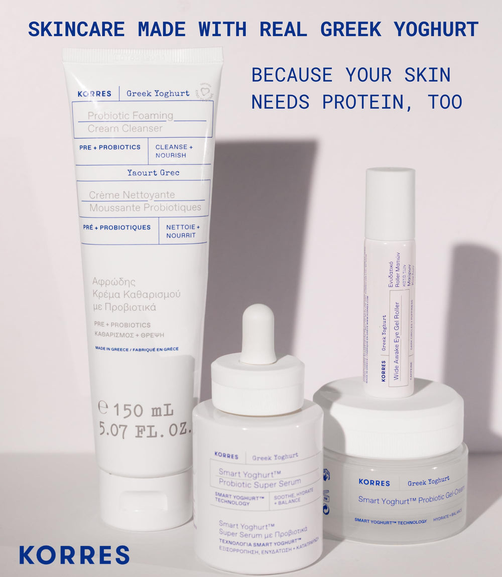 KORRES Amaranth Seed Extract ingredient label highlighting skin barrier support.