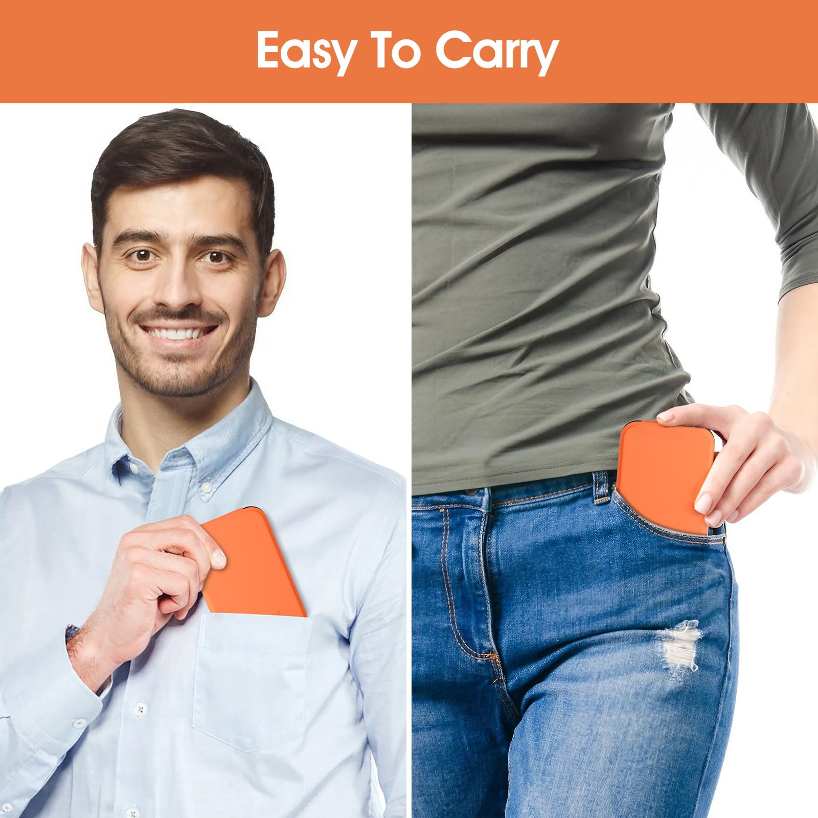 korutomi pocket mirror ultrathin 5mm profile slips into pockets effortlessly.