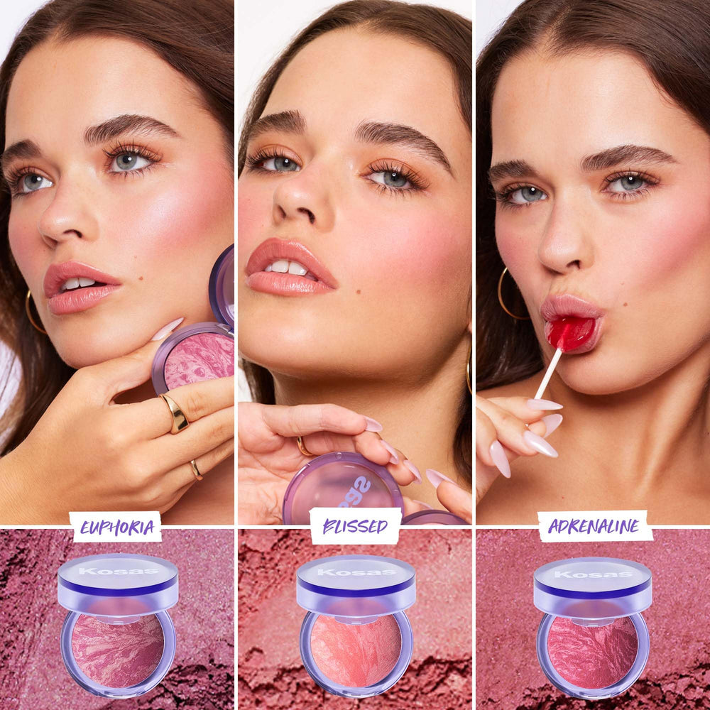 Kosas Blush is Life hyaluronic acid and squalane infusion hydrates while boosting radiance.