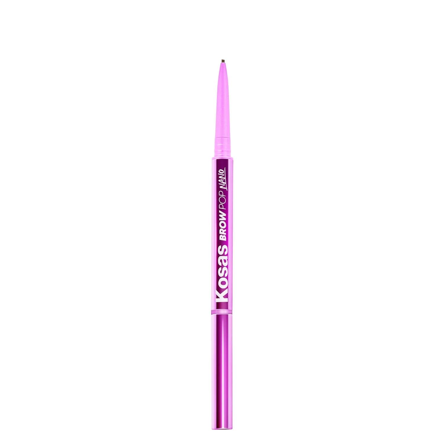 Kosas Brow Pop Nano trazo 1 mm para cejas precisas y naturales durante todo el día.