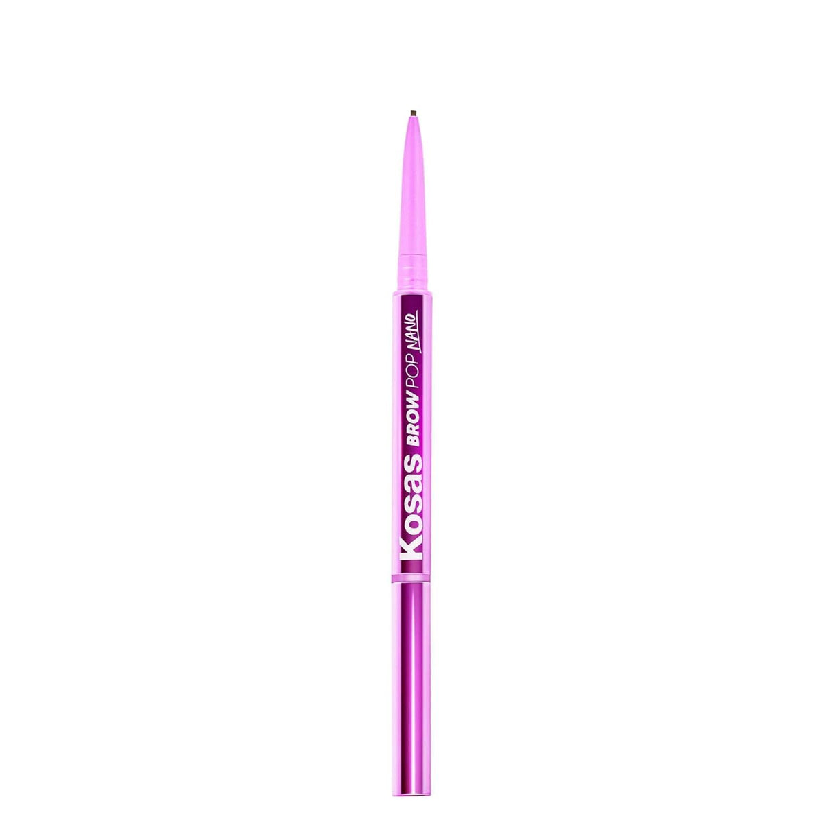 Kosas Brow Pop Nano trazo 1 mm para cejas precisas y naturales durante todo el día.