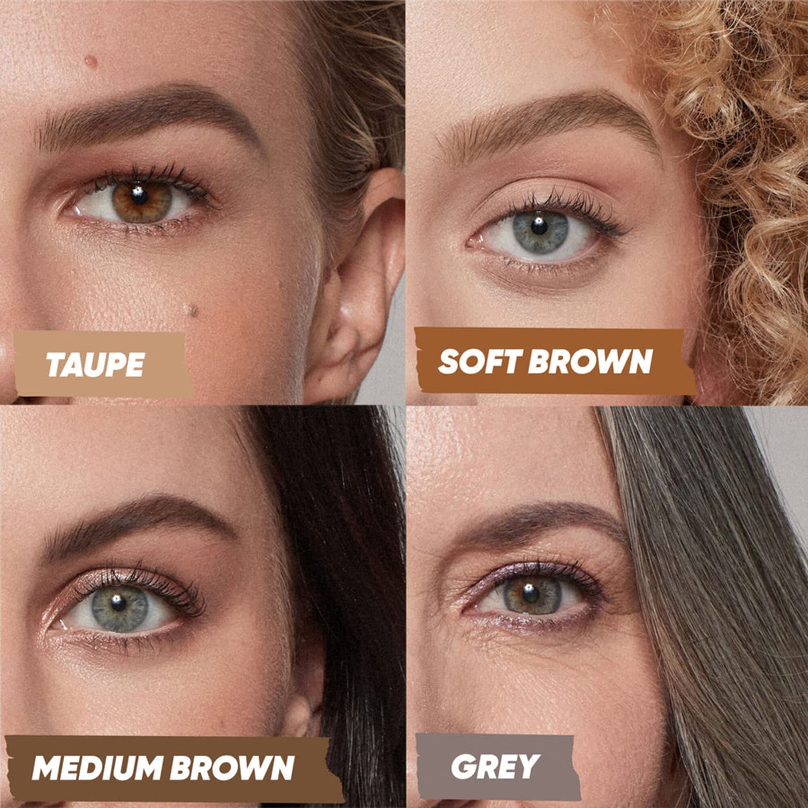 Kosas Brow Pop soft natural look on brows in everyday wear.