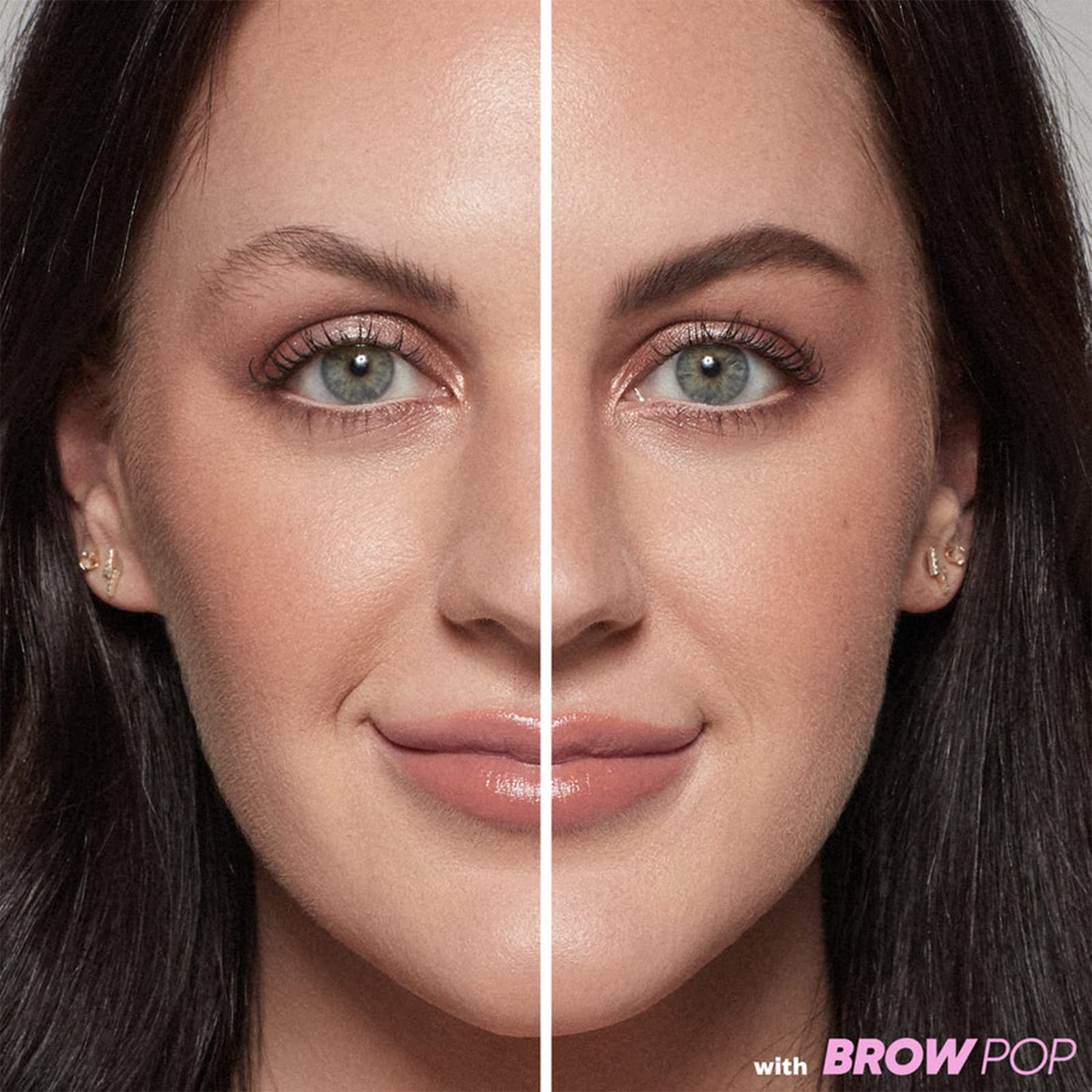 Kosas Brow Pop built-in spoolie blends for a seamless finish.
