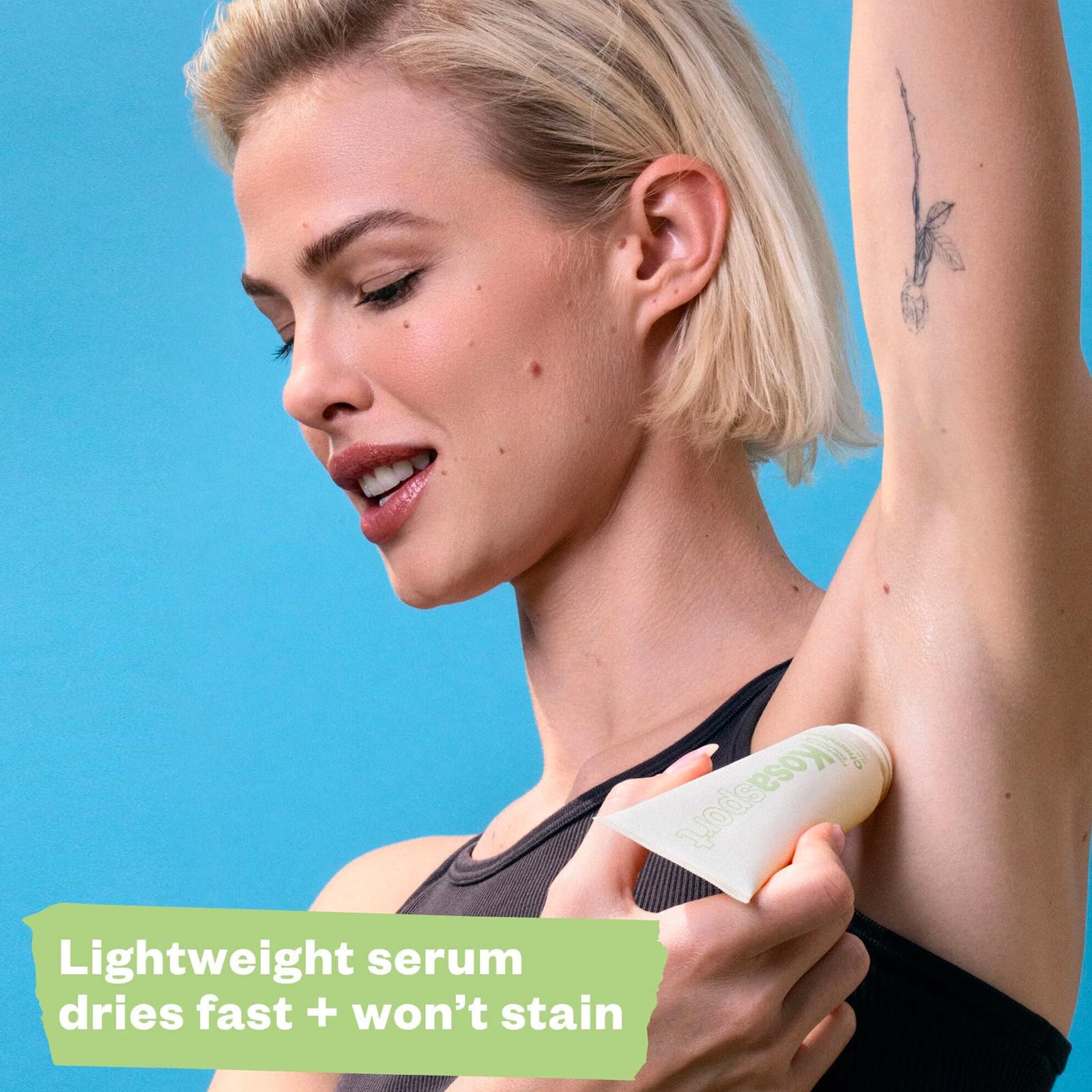 Kosas Chemistry Deodorant ingredients info highlights skincare-powered components.