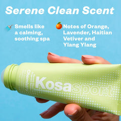 Kosas Chemistry Deodorant roller application demonstrates quick, residue-free underarm refreshment.