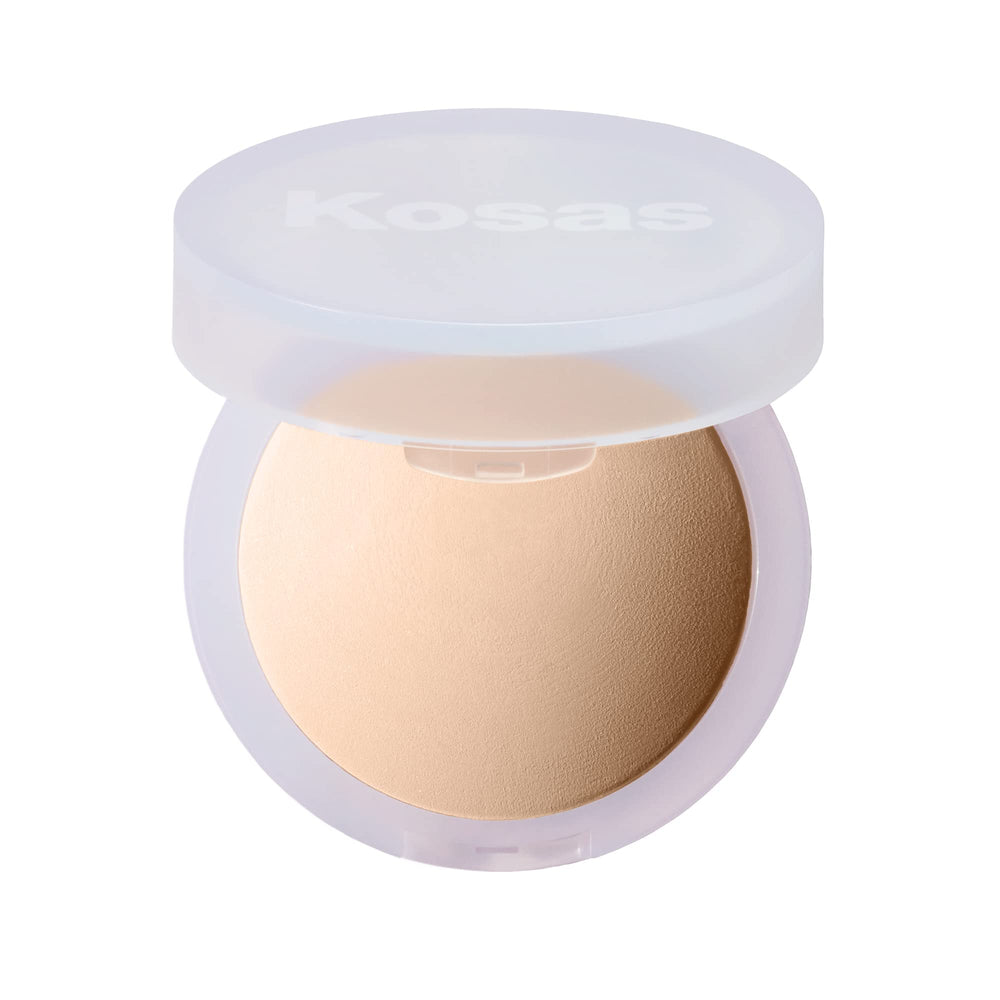 Kosas Cloud Set baked powder compact for a natural shine-free finish