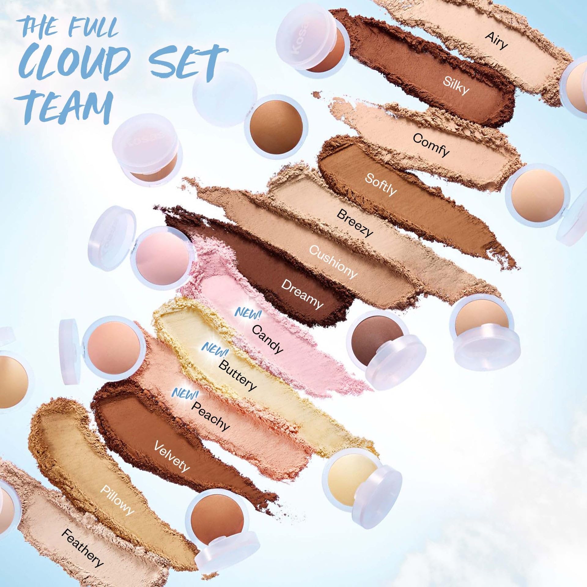 Kosas Cloud Set helps control shine for a fresh complexion