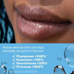 Kosas Lipfuel Balm: textura gel konjac con ácido hialurónico para hidratación intensa.