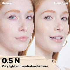 Kosas Revealer Concealer application tip close-up for precise, mess-free coverage.