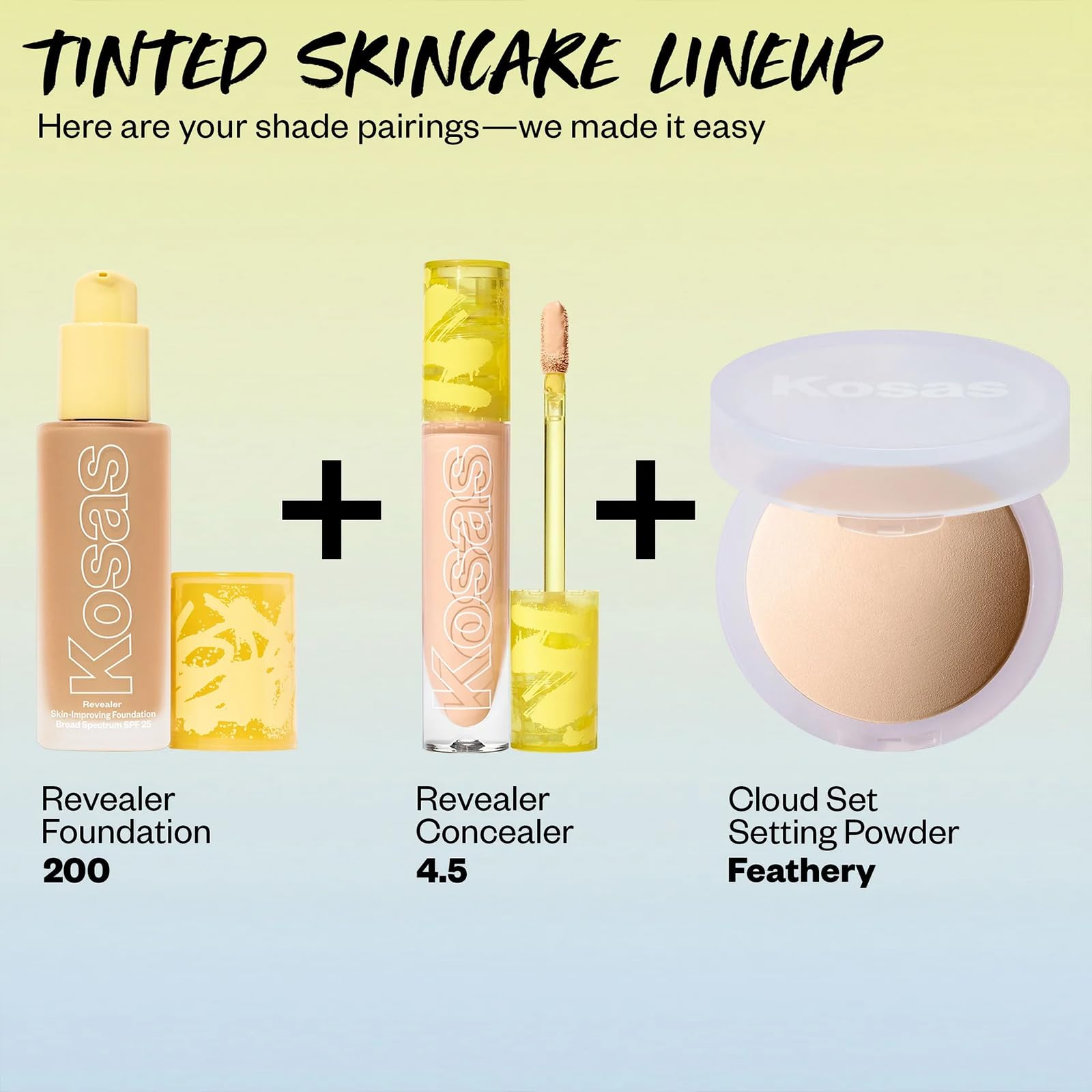 Creamy formula glides on smoothly for comfortable daily wear with Kosas Revealer.
