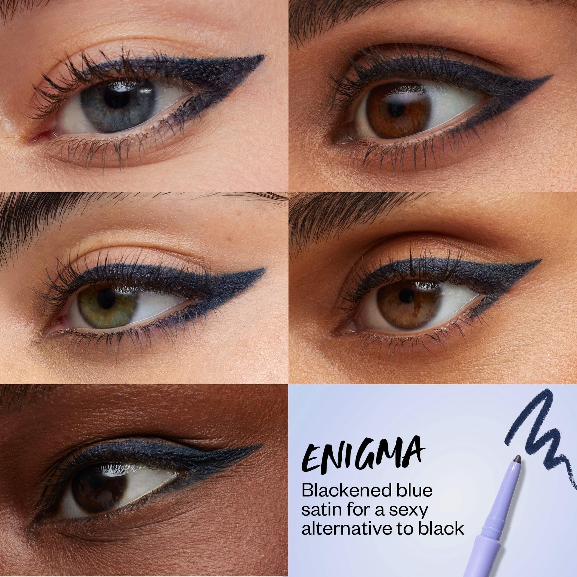 Built-in sharpener on Kosas Soulgazer Enigma ensures precise edges