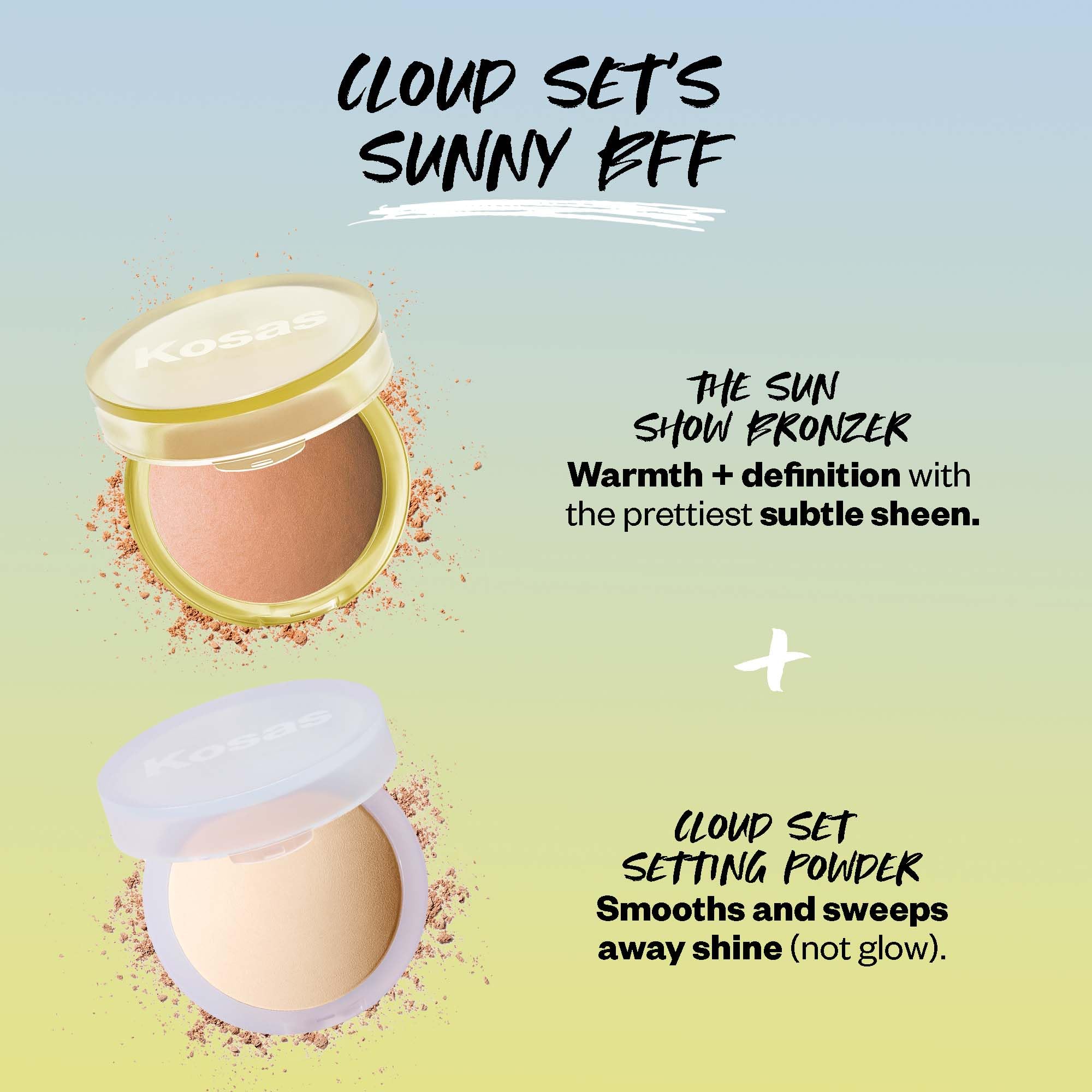 Kosas Sun Show Glowy Warmth packaging with sunny yellow design