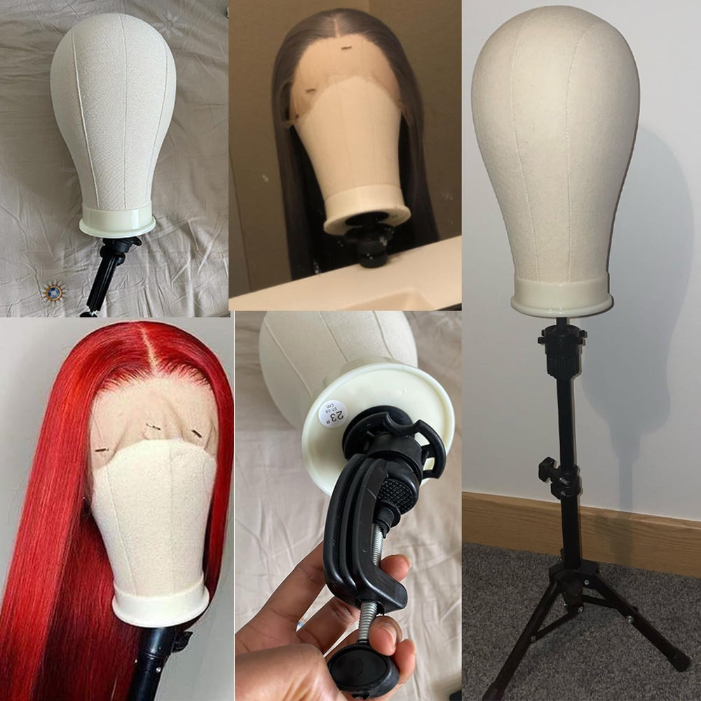 Koskusder complete wig head kit with stand and tools included