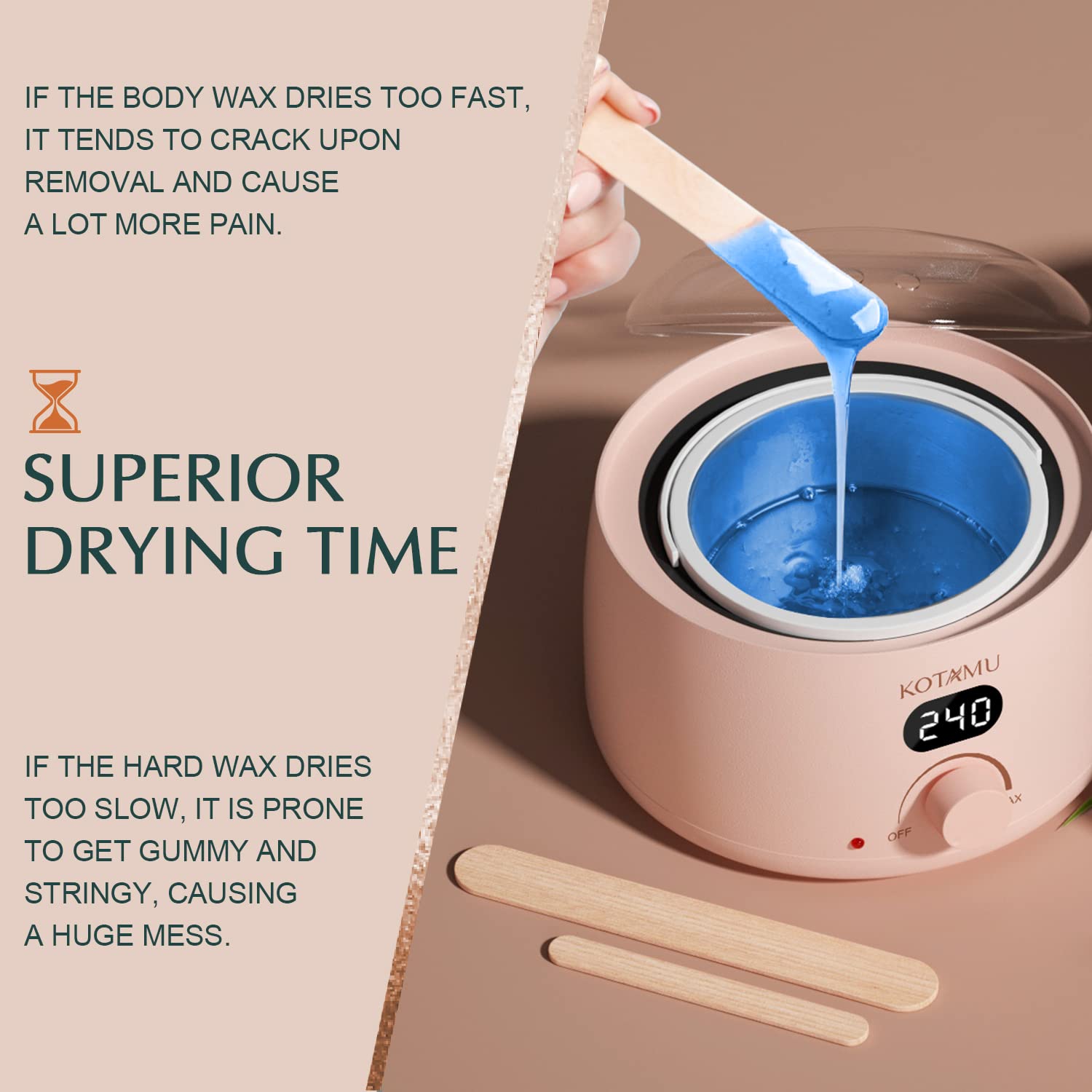 KOTAMU economical at-home waxing solution saves time and money