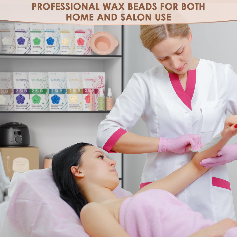 KOTAMU easy-clean packaging and silicone applicators for tidy waxing