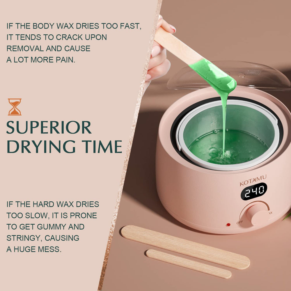 KOTAMU underarm waxing, reduces irritation while removing fine hair.
